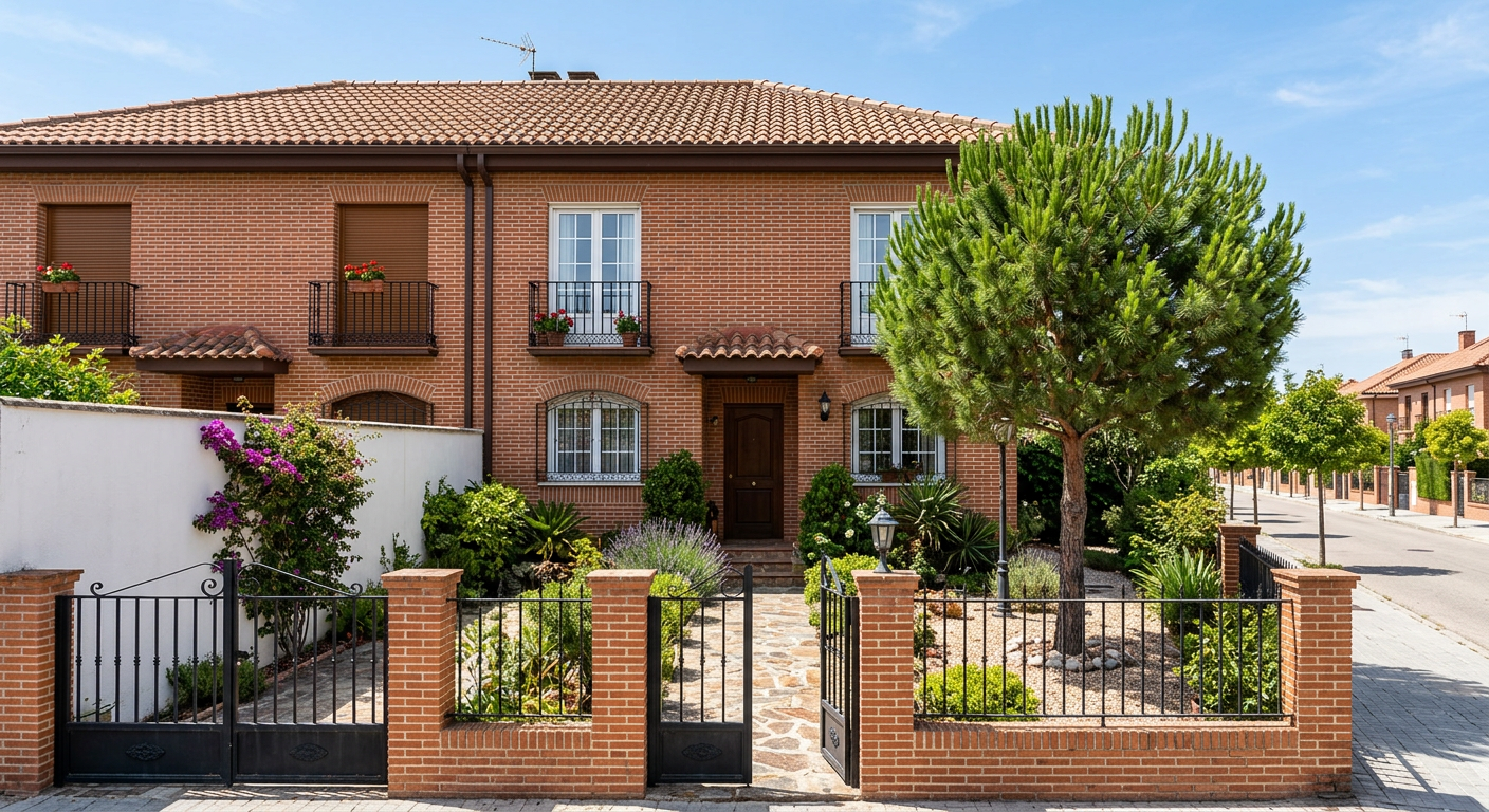 Chalet adosado con jardín en Calle de Mar Caspio